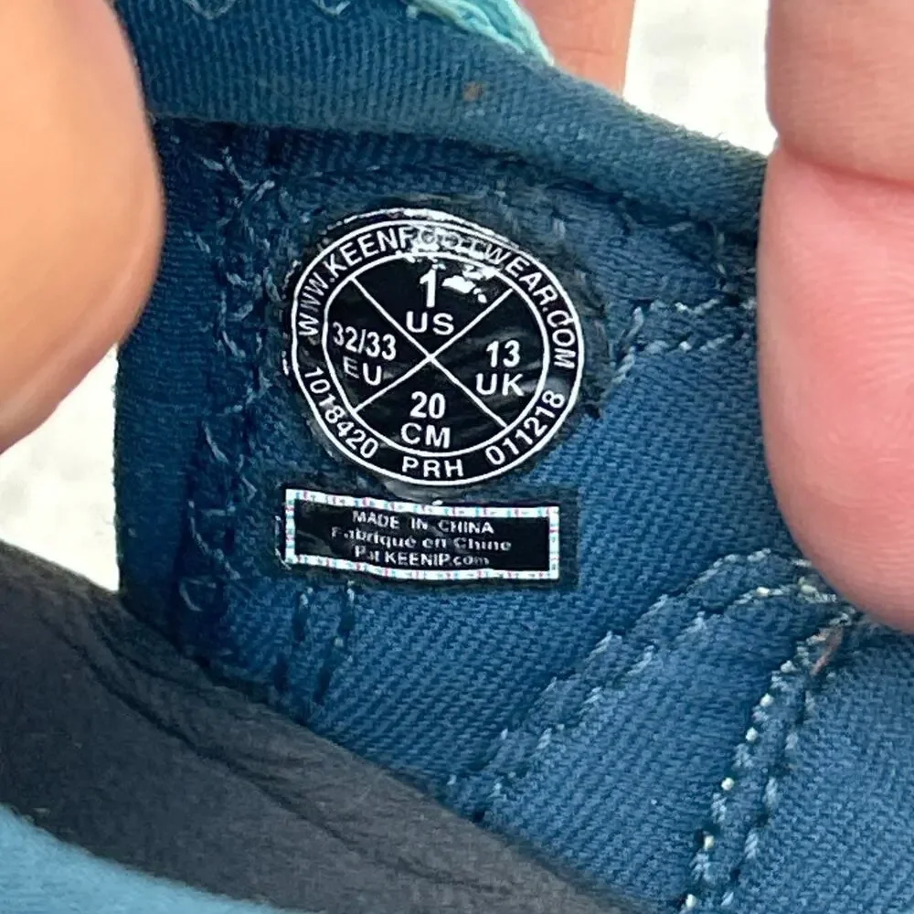 Keen Sandals Girls 1 Navy Aqua